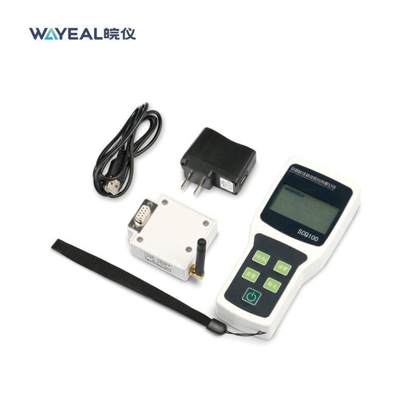 Detector de fugas de hélio de tela sensível ao toque LCD giratória 360 DN25KF