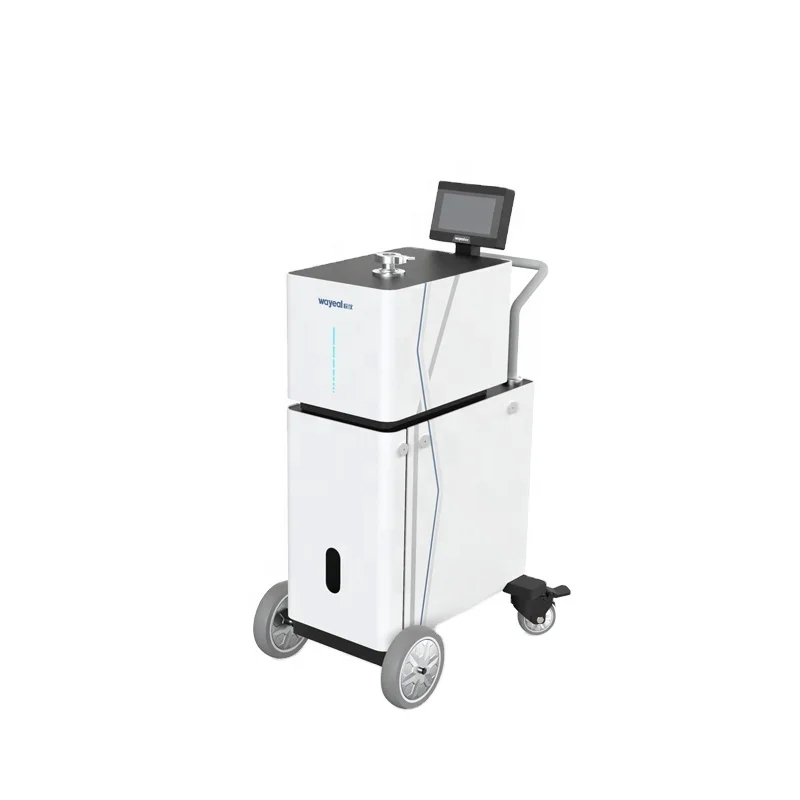 Mini detecção de fugas taxa 5 * 10-13Pa.m3/s detector de fugas de hélio com 7 polegadas touchscreen