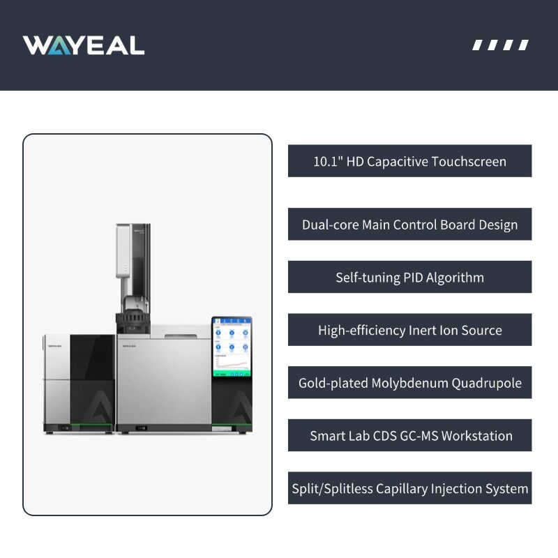 Sistema Cromatógrafo a Gás Espectrômetro de Massa Marca China GM6100 Com 16 Pontos de Injeção