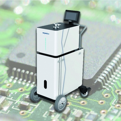 Detector de fugas de hélio para detecção de fugas do sistema de bomba de vácuo