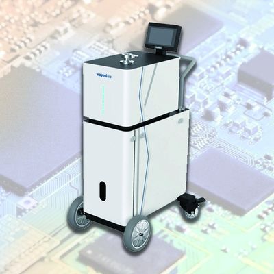 Dispositivo de detecção de fugas de hélio de vácuo com tela sensível ao toque a cores de 7 polegadas