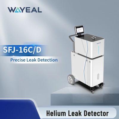 Wayeal SFJ-16C Wide Range Helium Leak Detector Machine com sniffer e spray gun