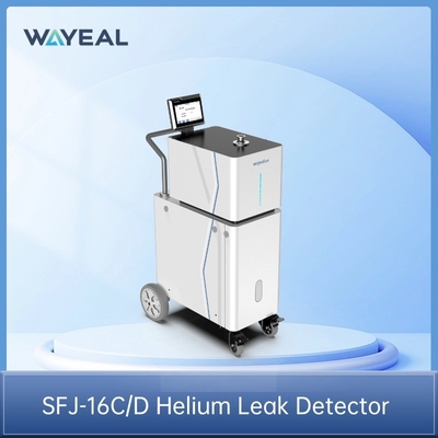 Detector de fugas de hélio Wayeal SFJ-16C com tecnologia de espectrômetro de massa de hélio