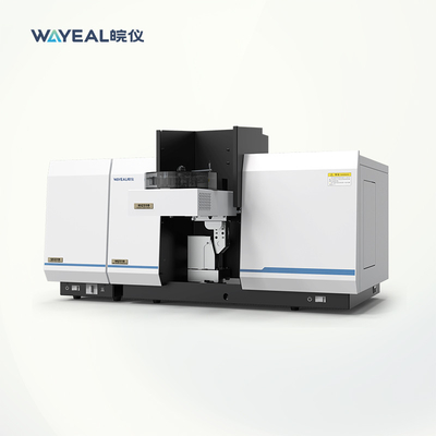 Espectroscopia de absorção atômica AAS da chama de Wayeal para a análise do metal