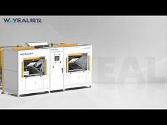 Sistema de detecção de fugas de hélio em câmara de vácuo para ar condicionado